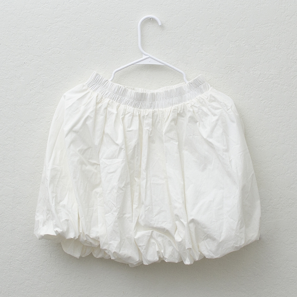 White Bubble Skirt